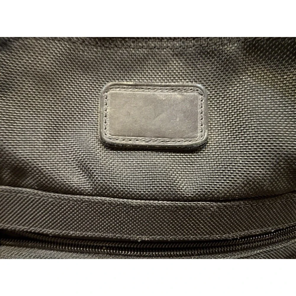 TUMI Alpha 2202D3 Black Ballistic Nylon 17” 2-Wheel Rolling Laptop Briefcase
